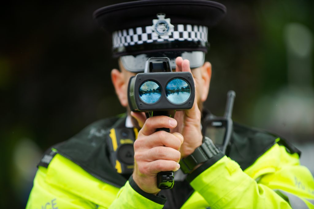 police speed camera